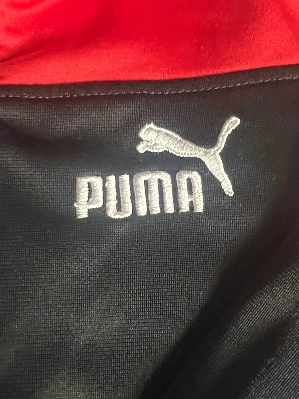 Puma Red and Black Zip-Up Track Jacket - Picture 3 of 7